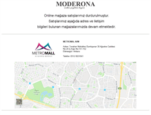 Tablet Screenshot of moderona.com